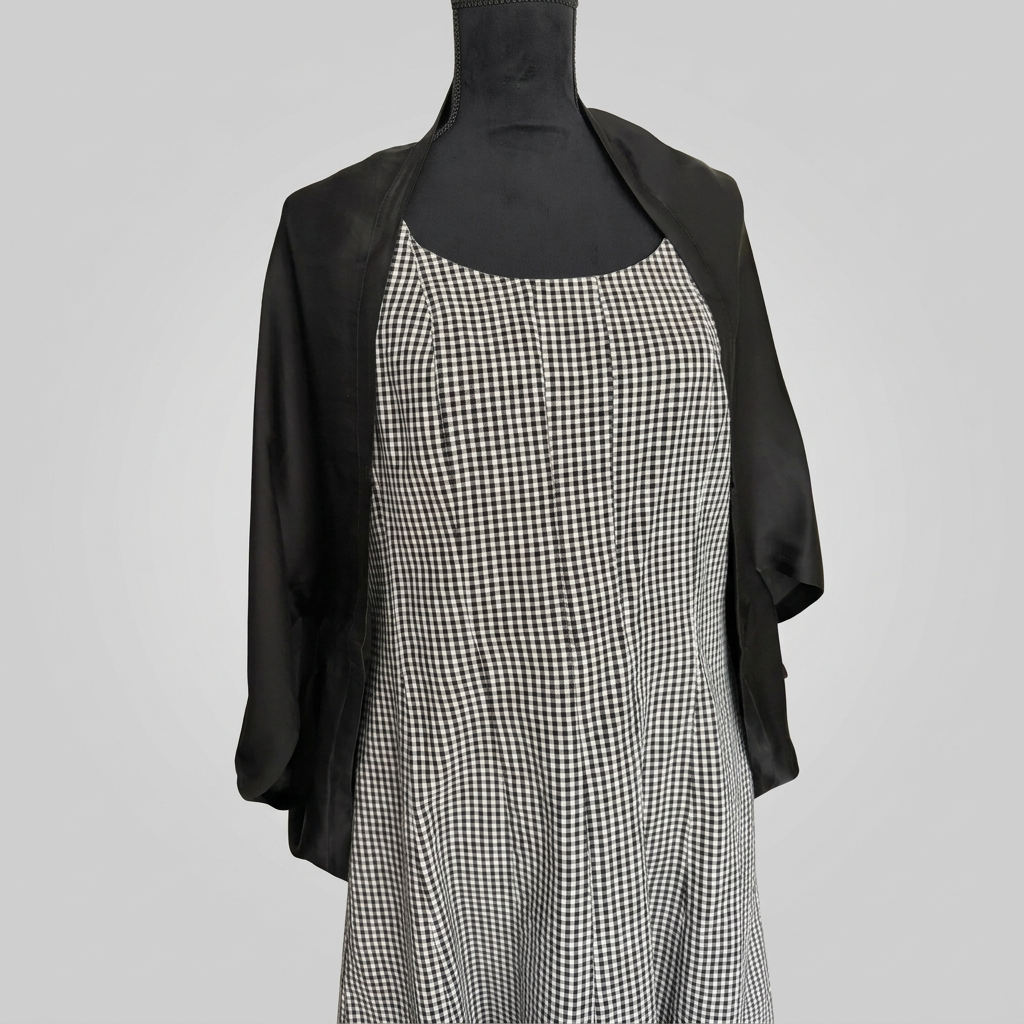 Ebony - Black Luxury Modal Silk Shrug