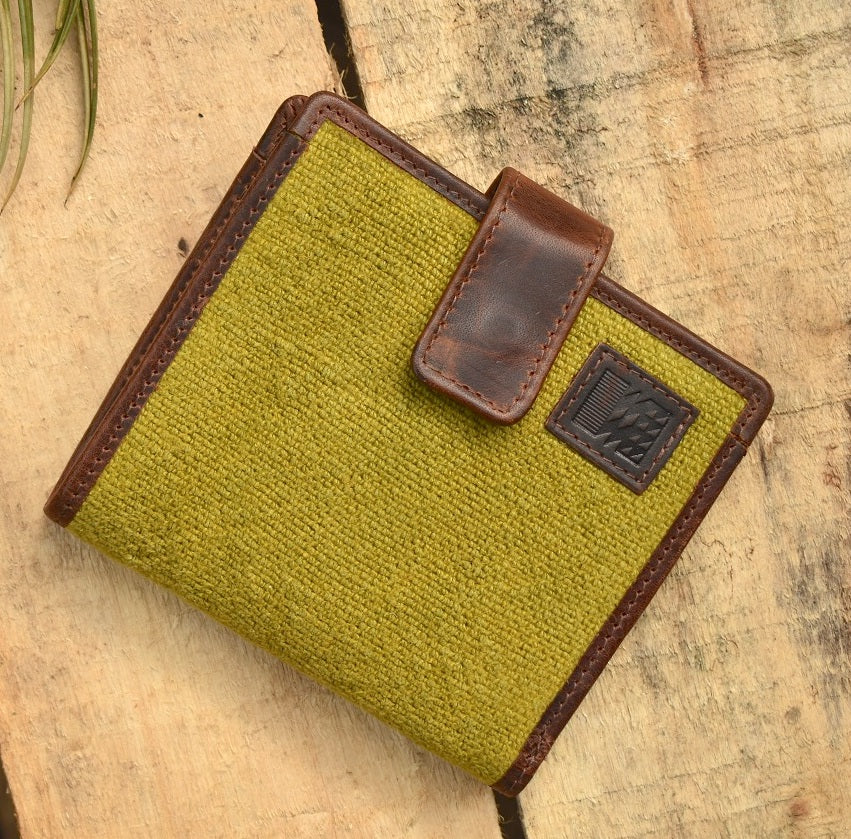 Flip Wallet with Button