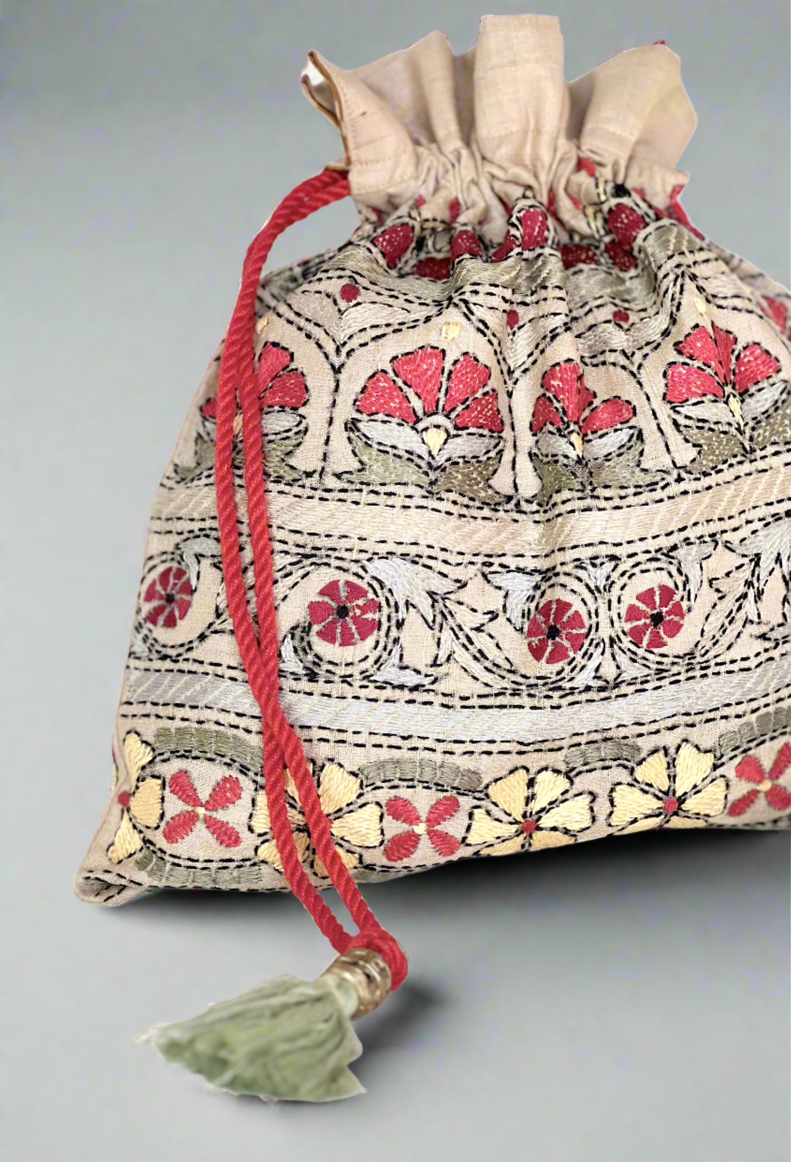 Flora Kantha Cocktail Purse