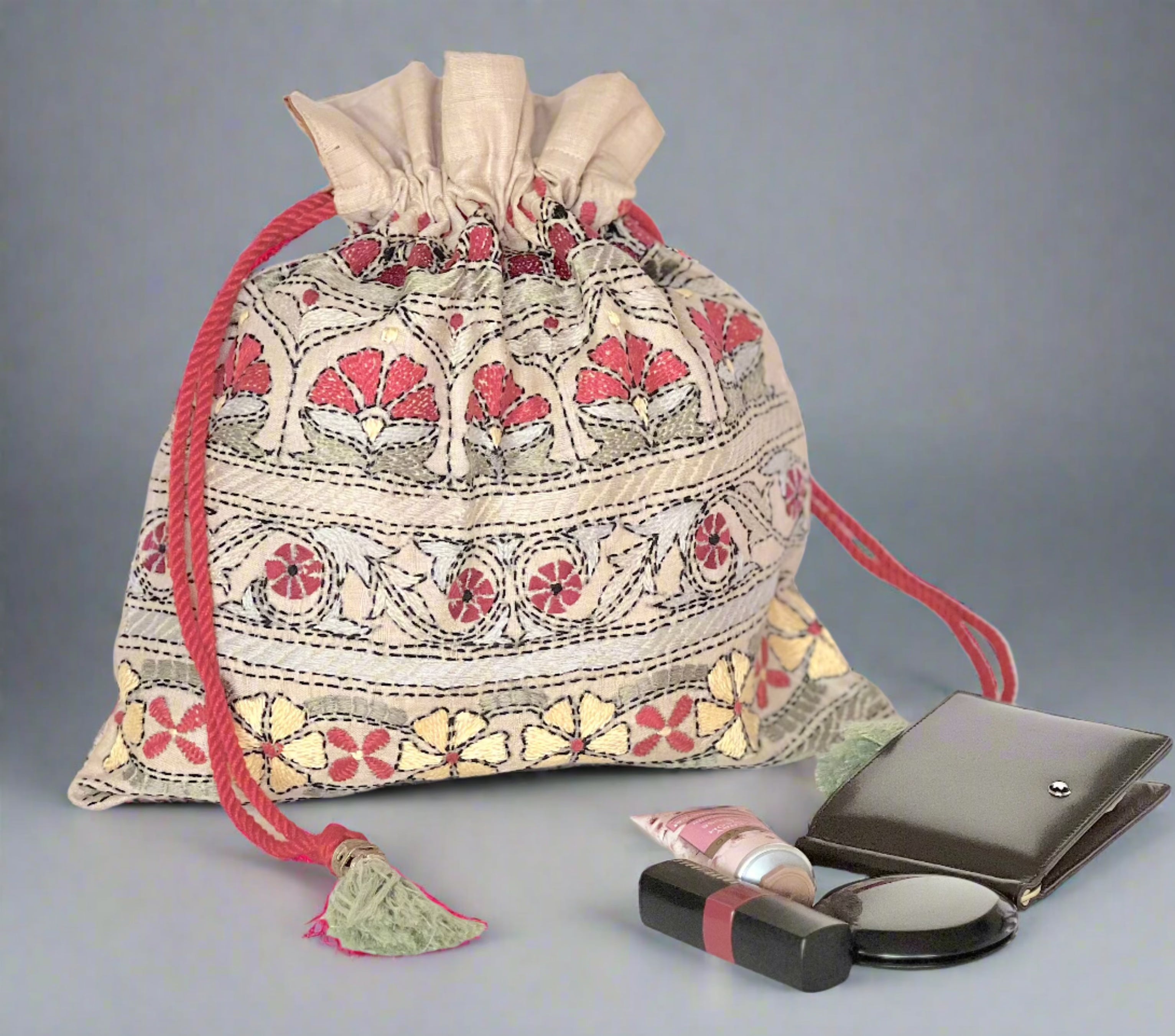 Flora Kantha Cocktail Purse