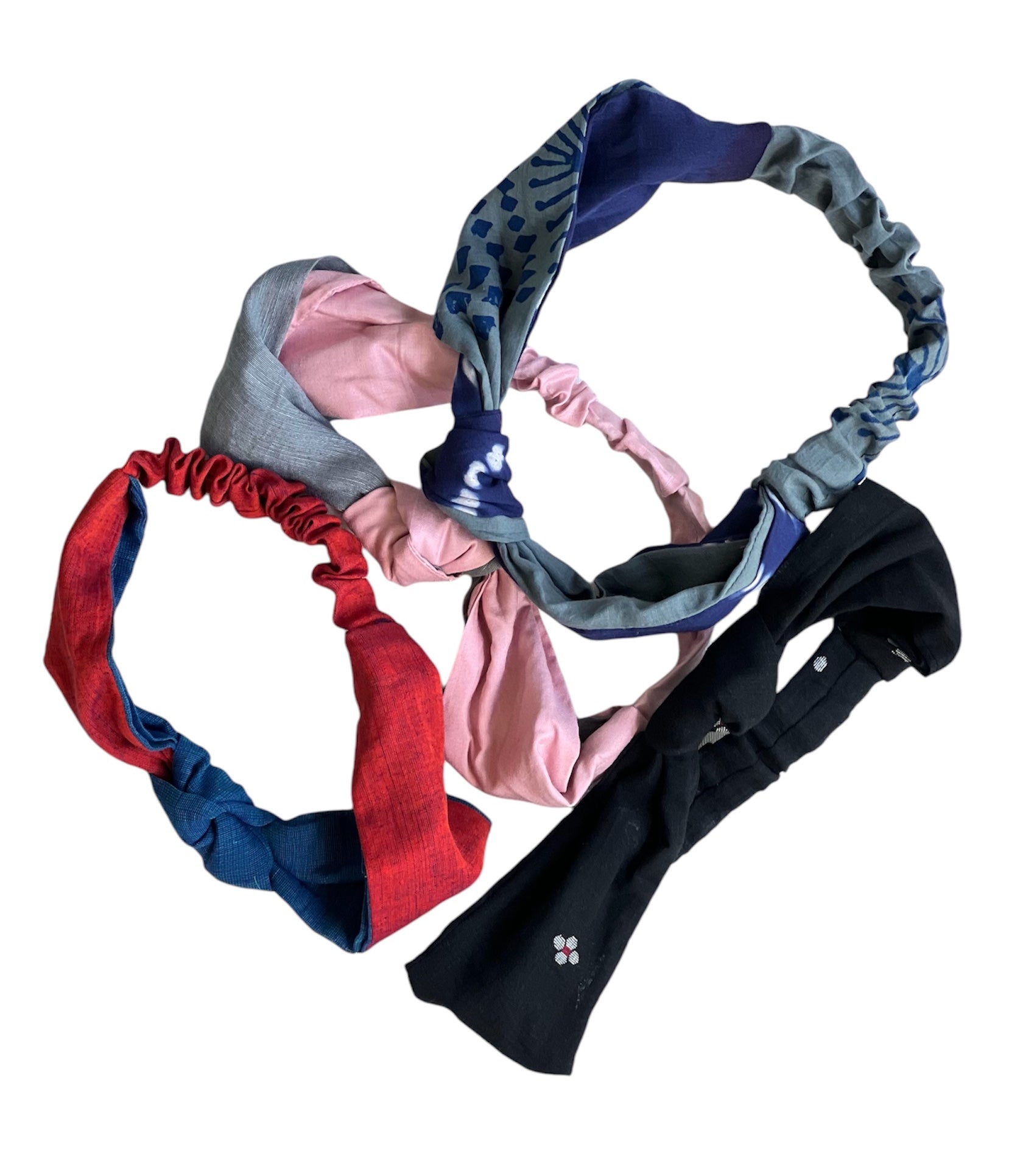 Knotted Headbands from Fabric Off Cuts