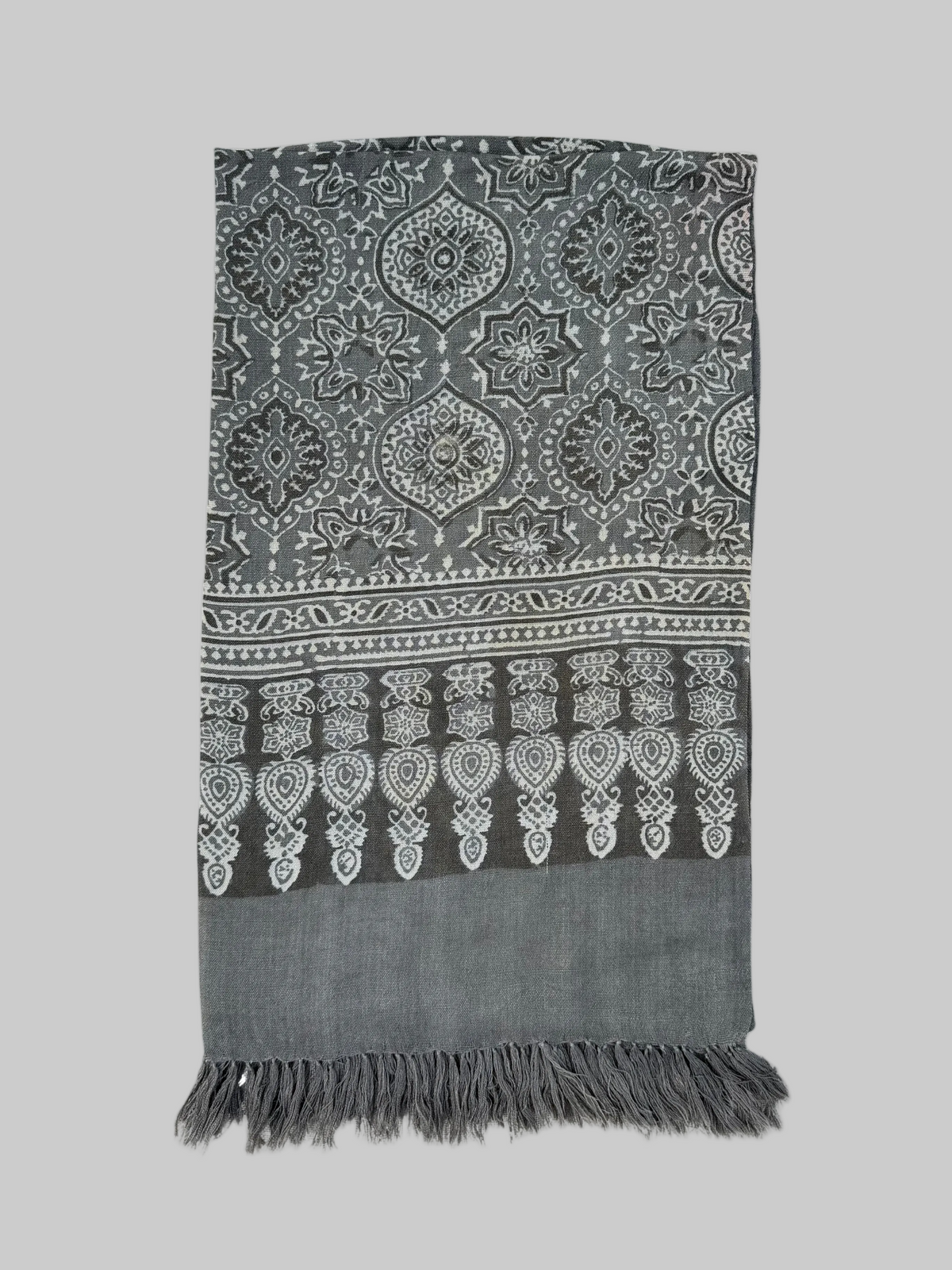 Megh Ajrakh Luxury Fine Wool Shawl