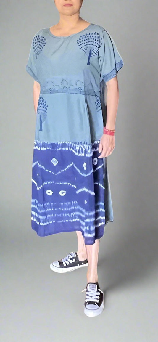 Palm Trees Long Dress