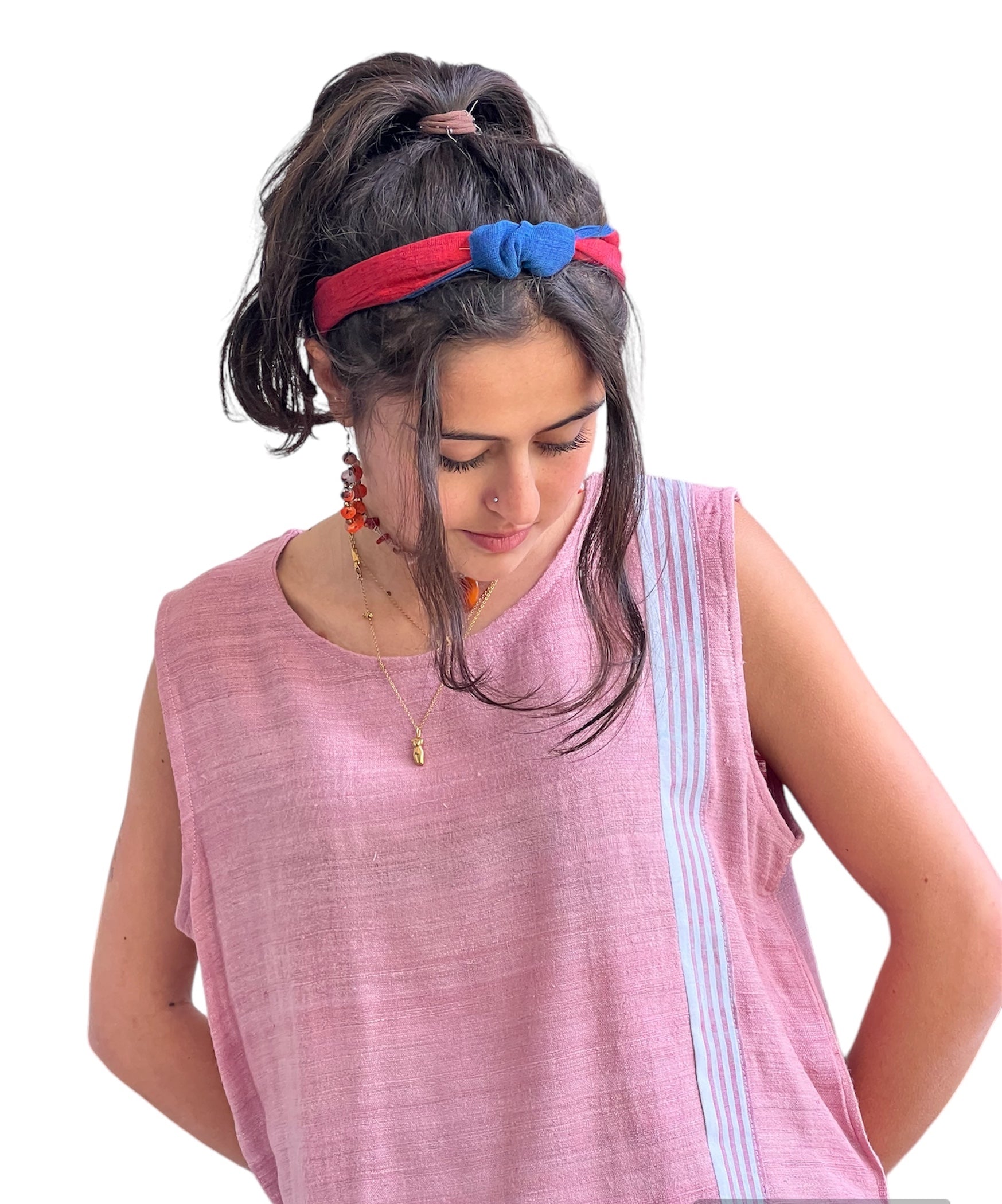 Knotted Headbands from Fabric Off Cuts