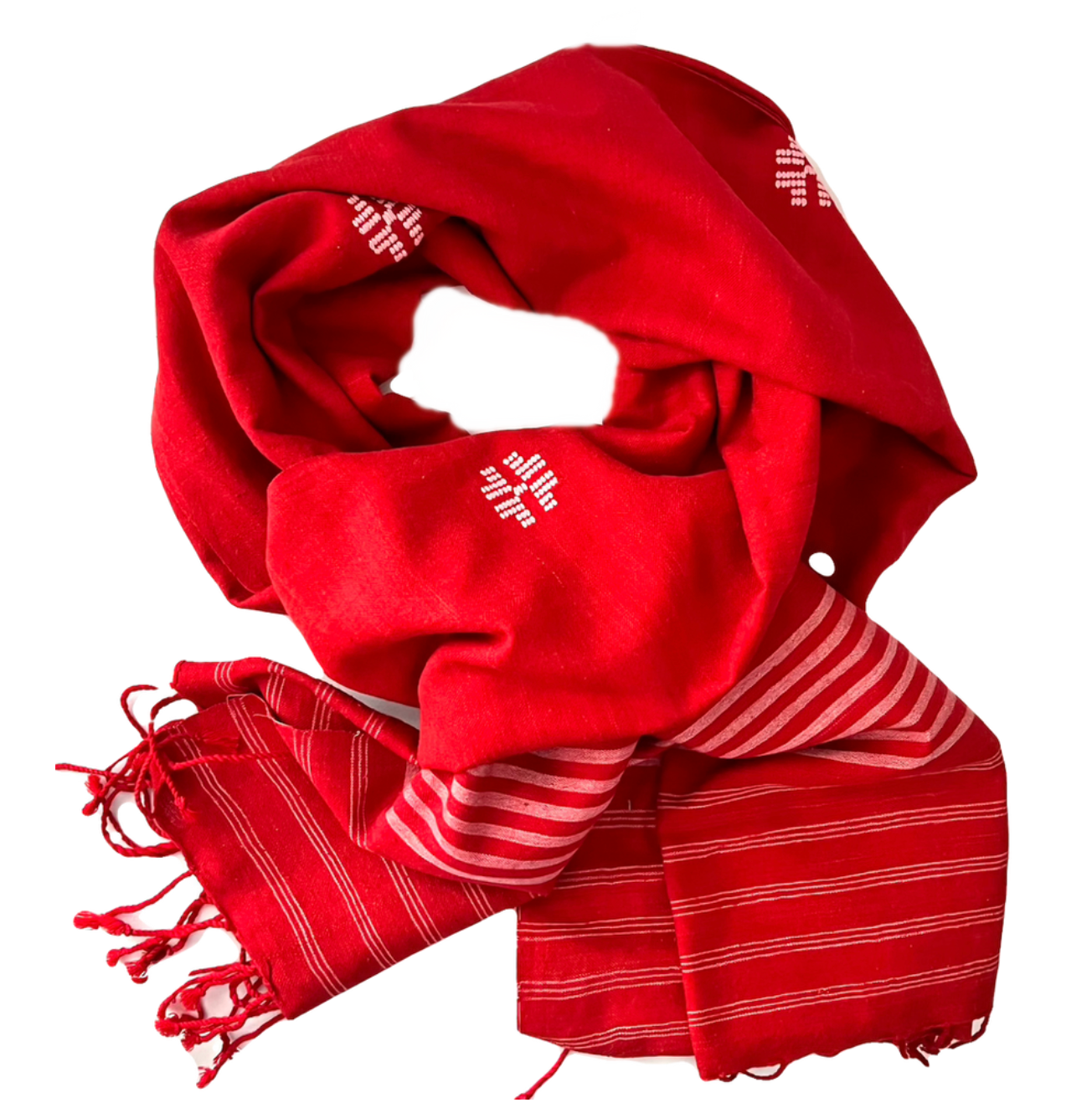 Scarlett Peace Silk &amp; Cotton Scarf