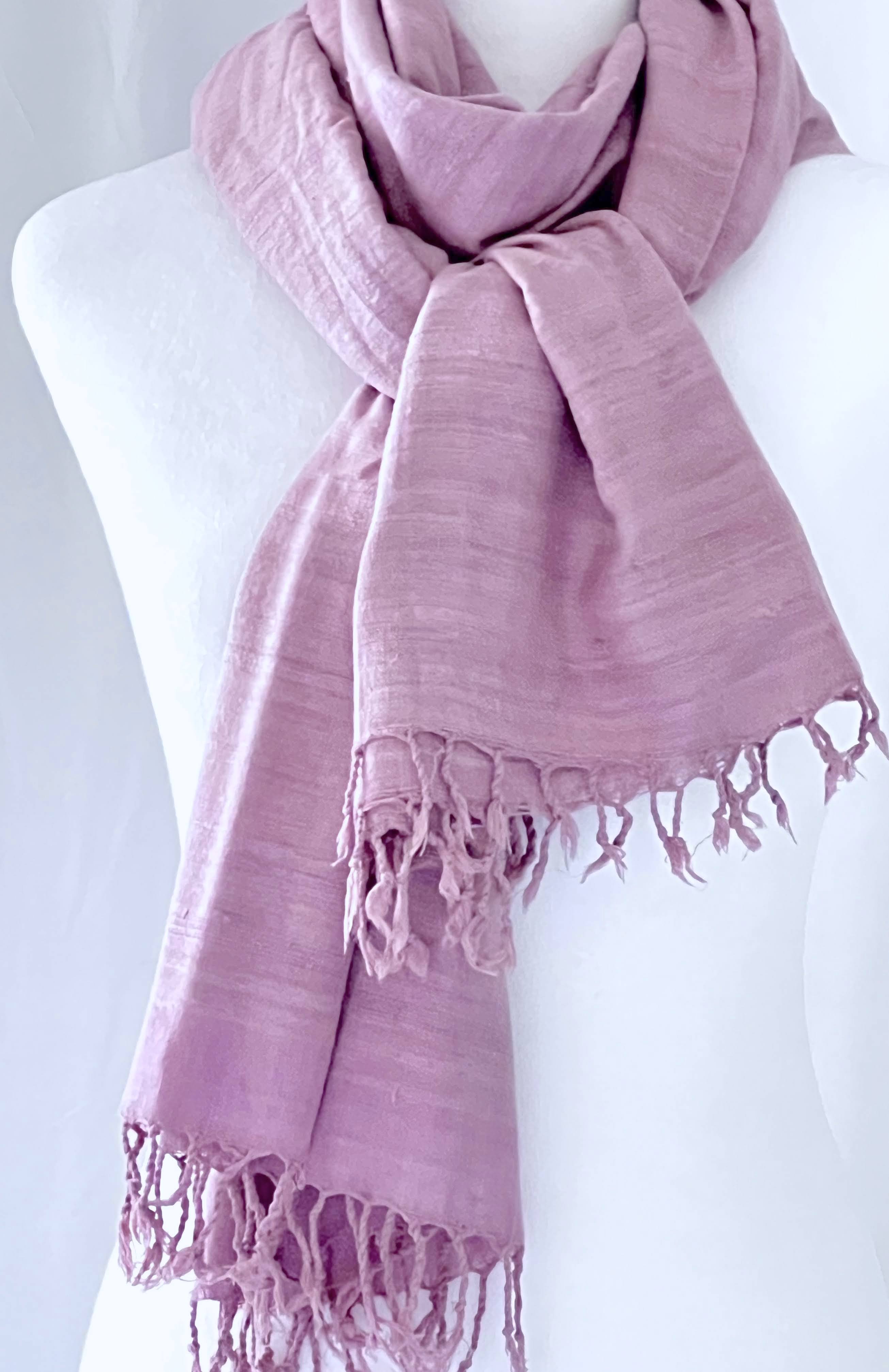 Rose Pure Peace Silk Scarf