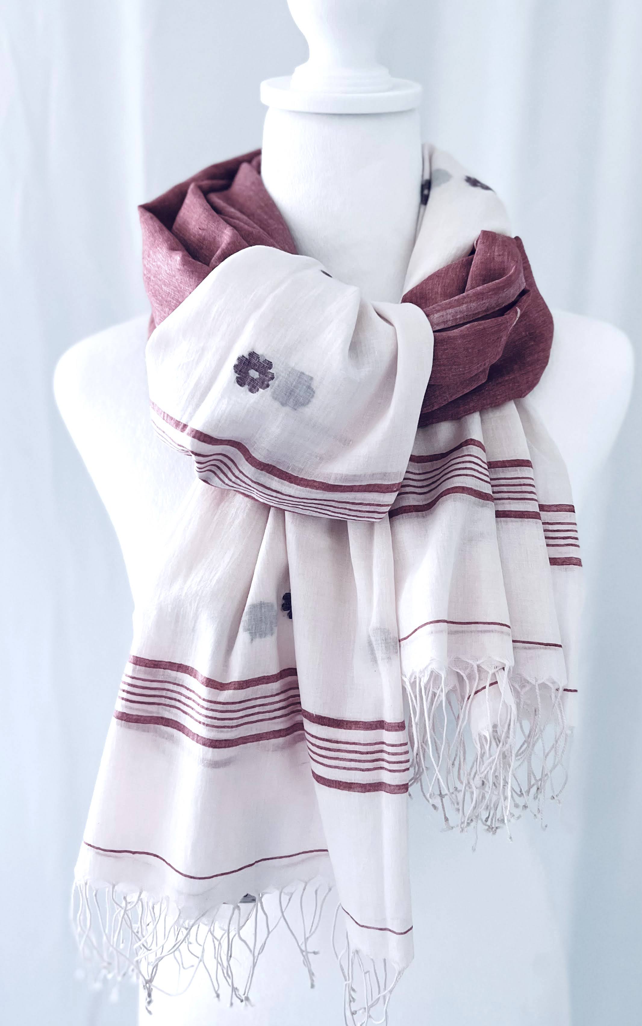 Terra Flora Jamdani Scarf