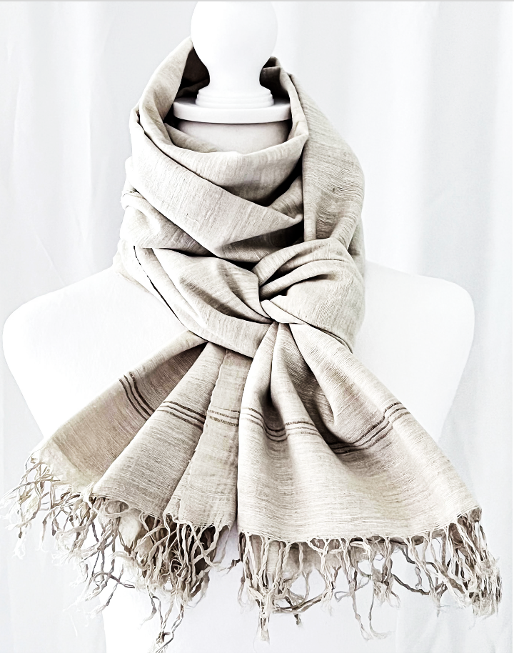 Vanilla Pure Peace Silk Scarf