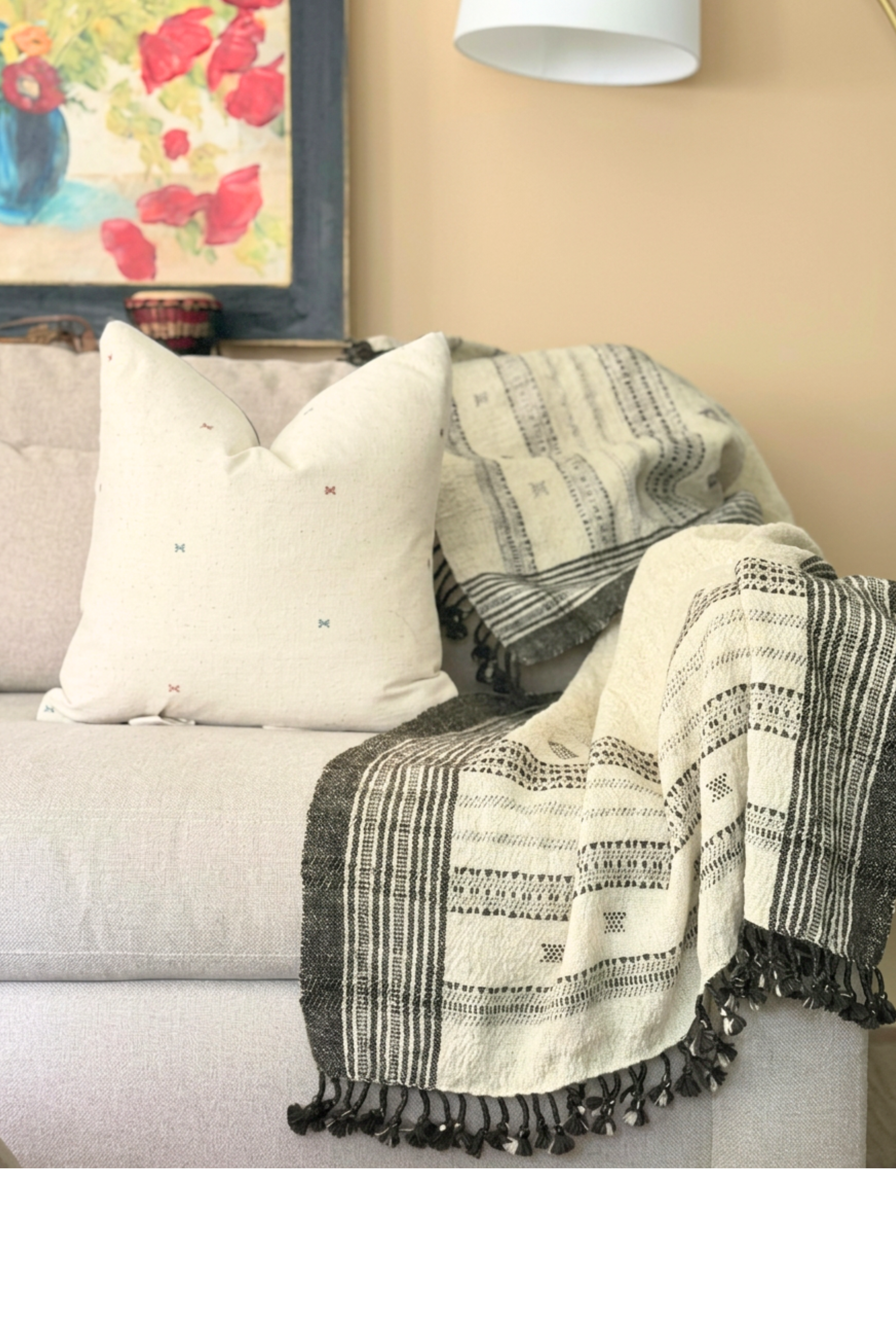 Butterfly Organic Cotton Pillow