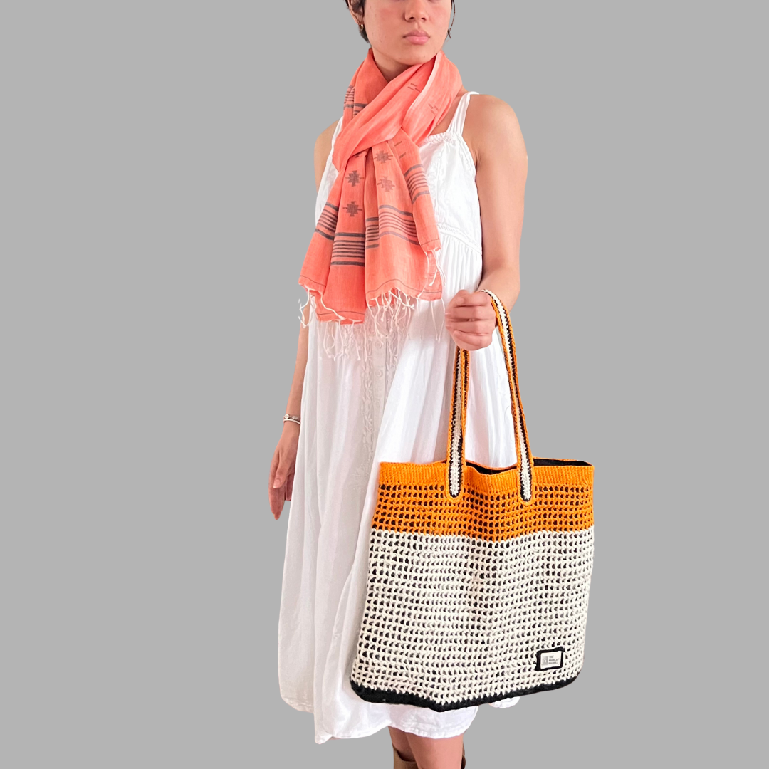 Jute Crochet Tote Bag