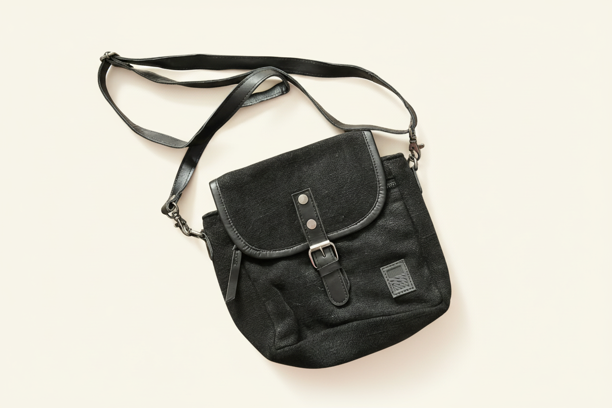 Boo Sling bag - black with strap