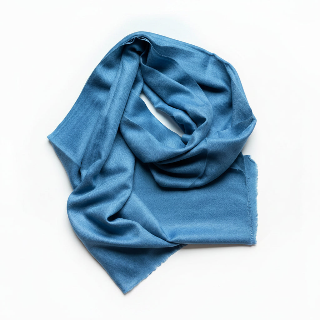 Cobalt Blue Luxury Pashmina Scarf