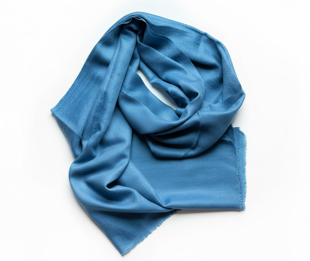 Cobalt Blue Luxury Pashmina Scarf