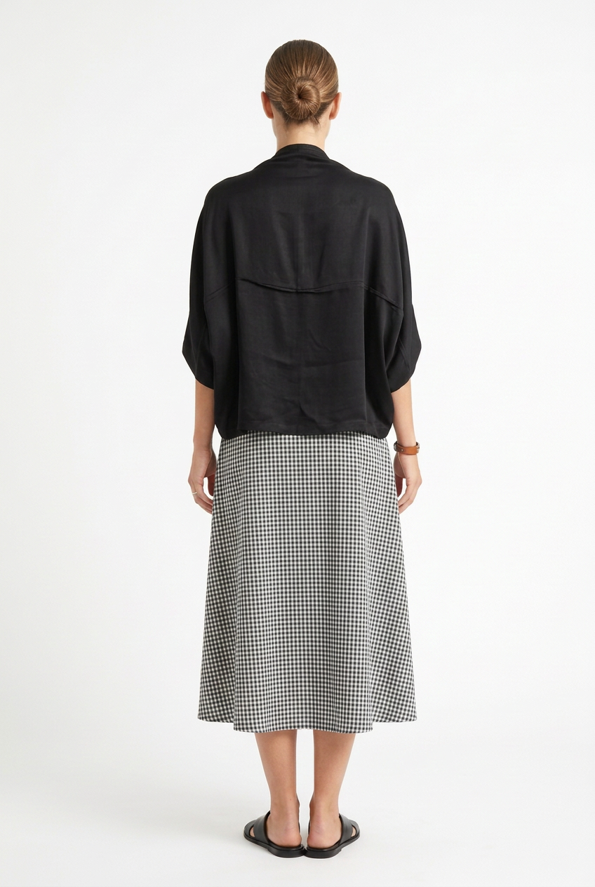 Ebony - Black Luxury Modal Silk Shrug