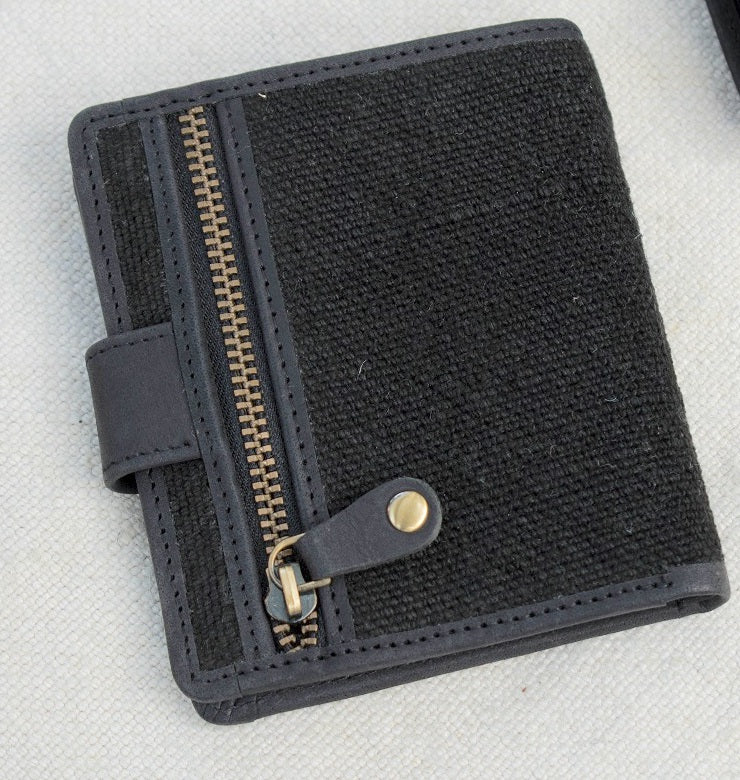 Flip Wallet with Button