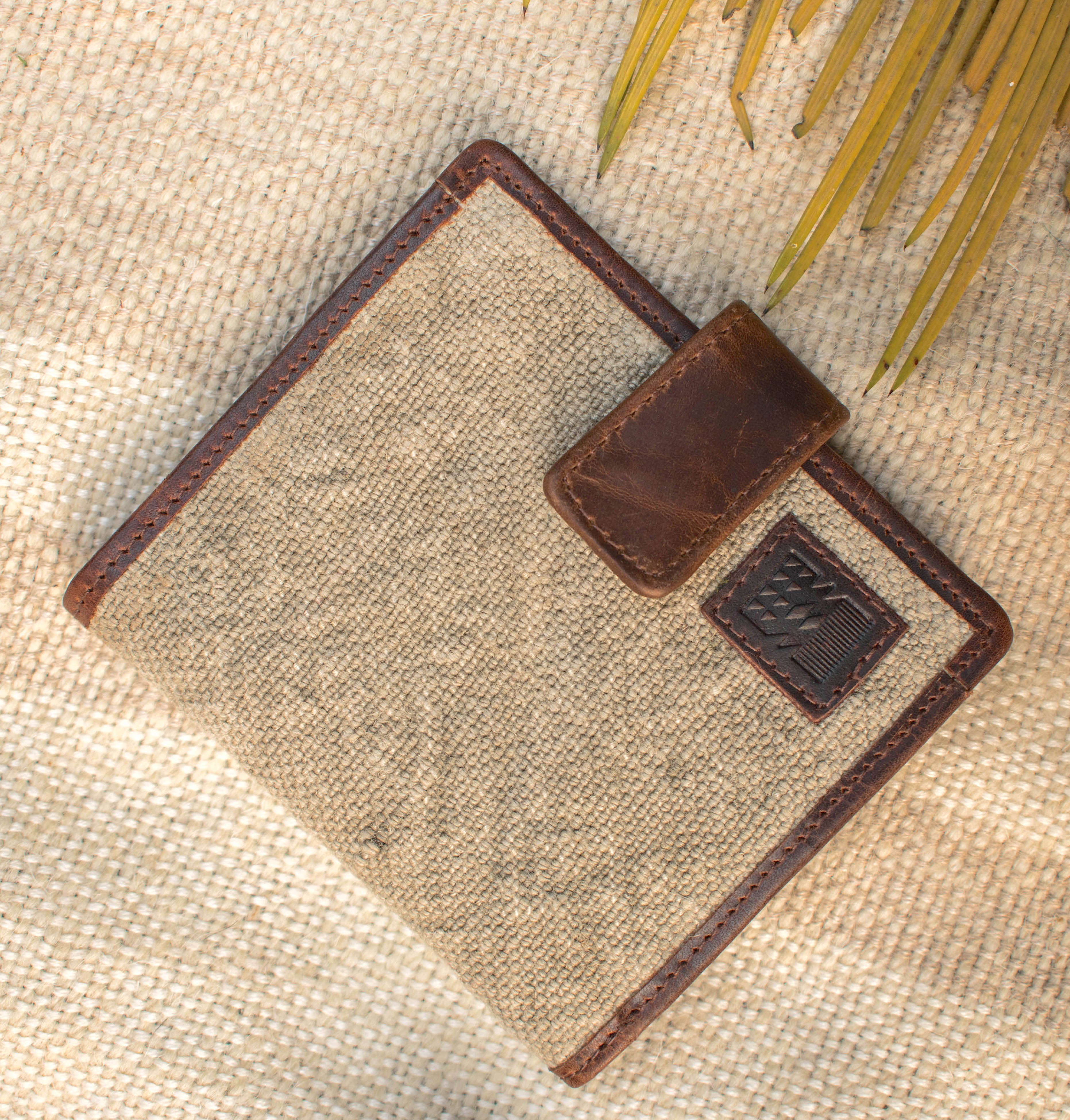Flip Wallet with Button