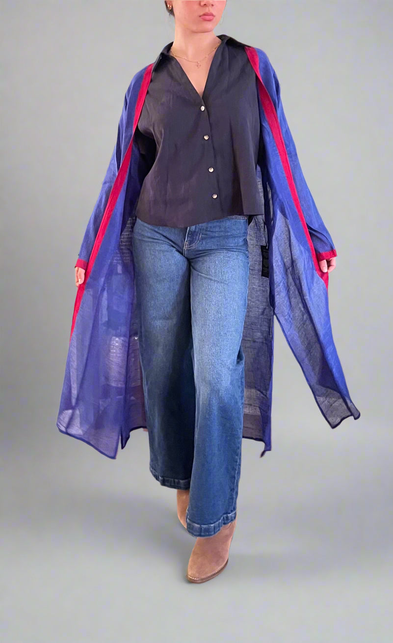 Neela Kimono - cobalt blue