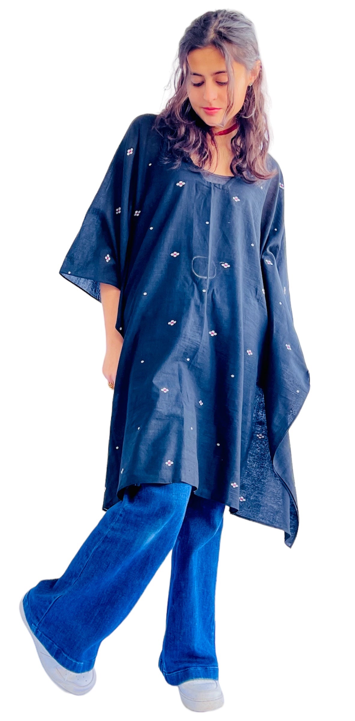 Raat Jamdani Kaftan/Coverall