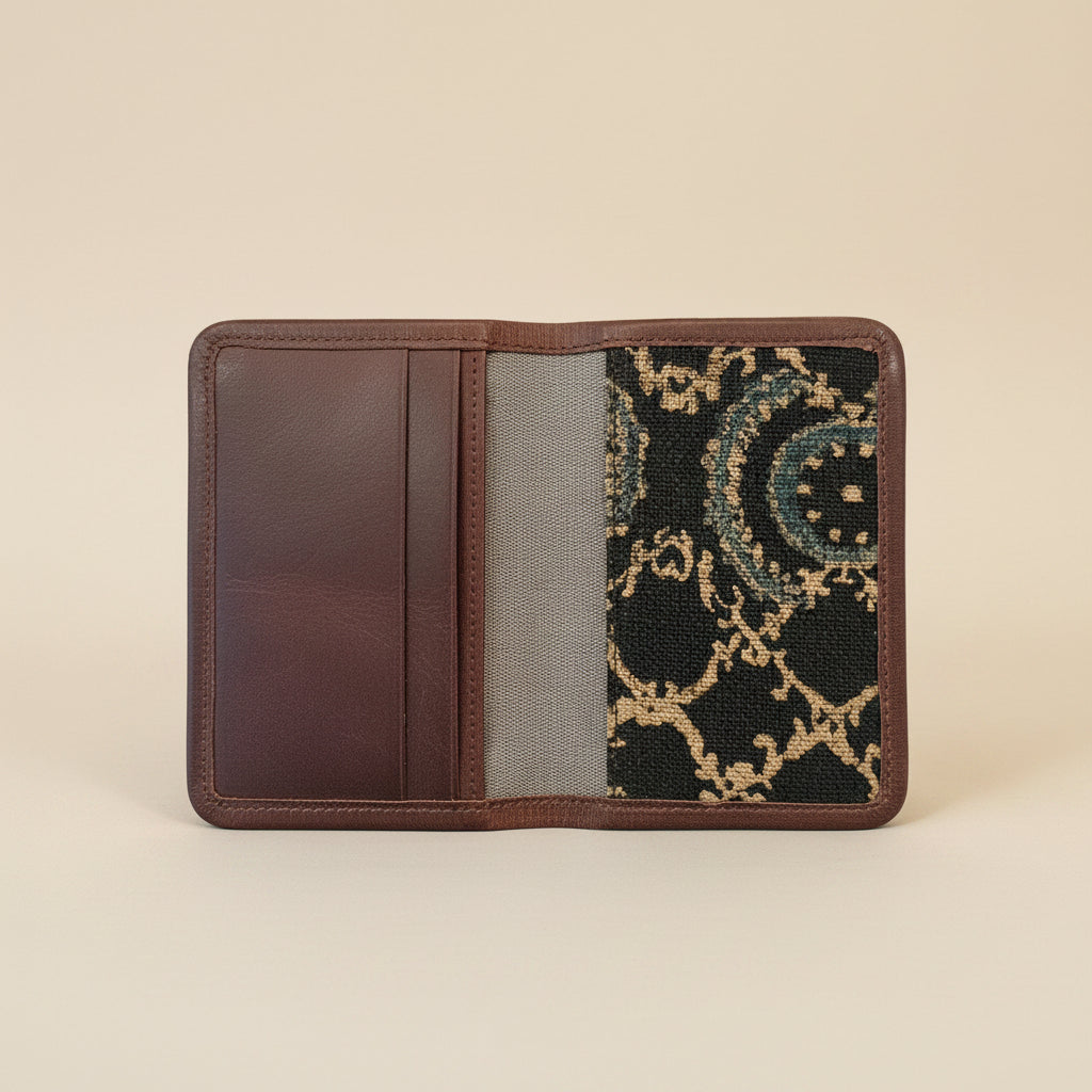 Royal_-_Block_printed_passport_holder_-open handmade