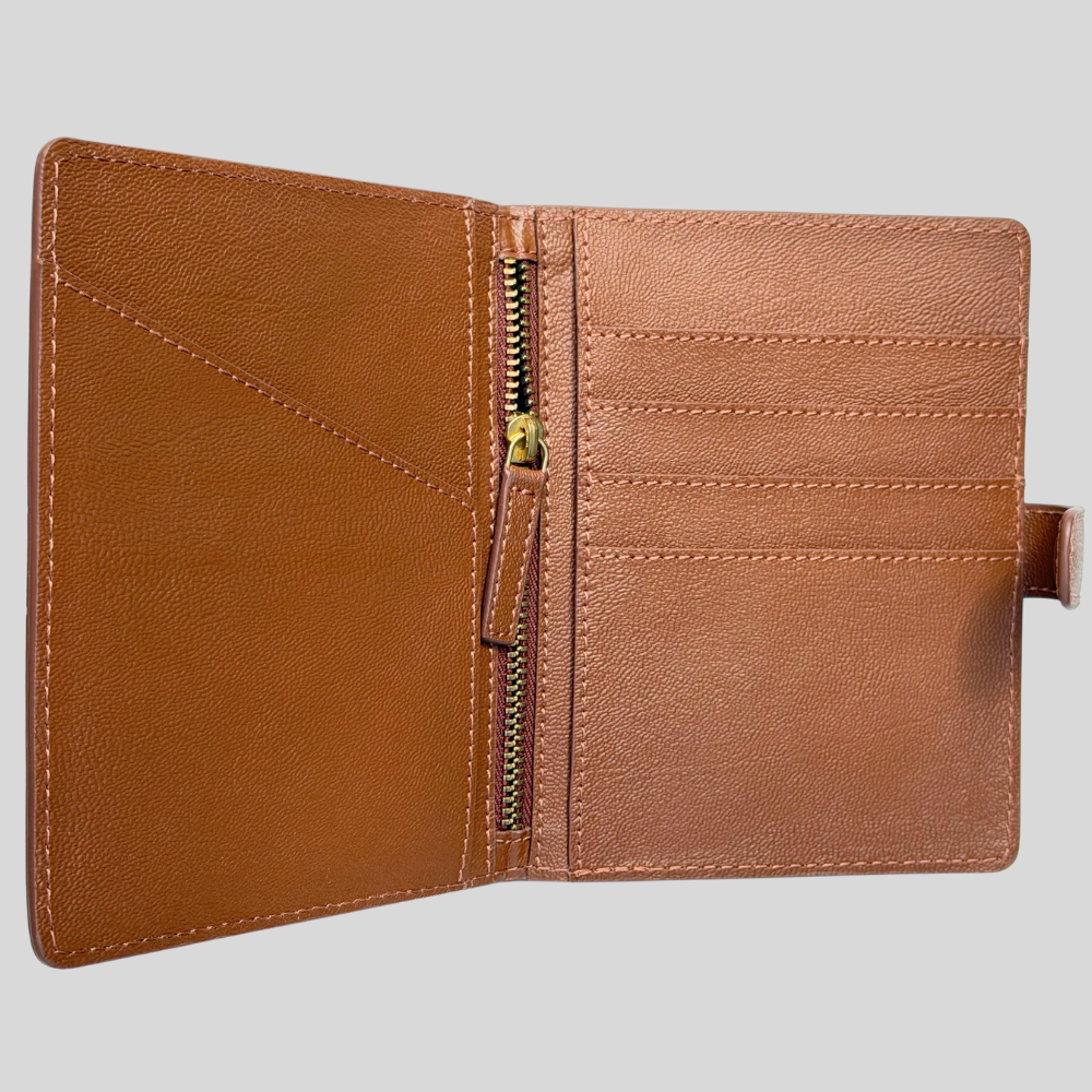 Wholesale Vegan & Sustainable Gift Collection - Passport Holder - Small with zipper
